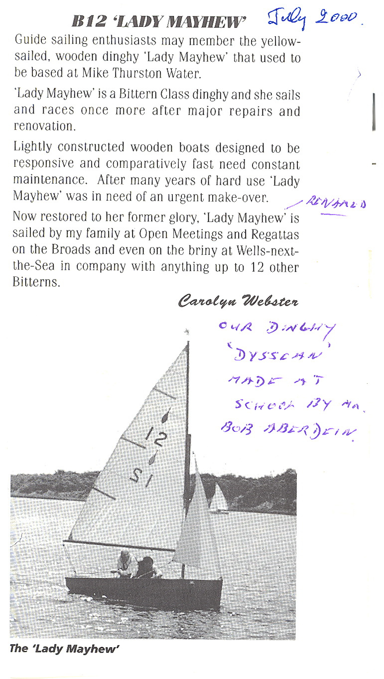 Sailing cutting